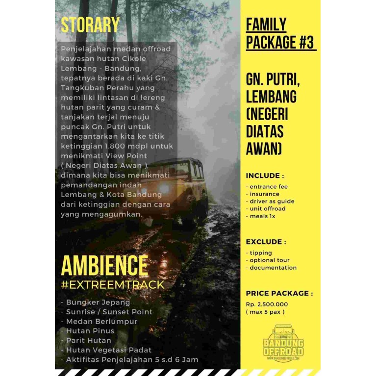 Off Road Gunung Putri - Lembang