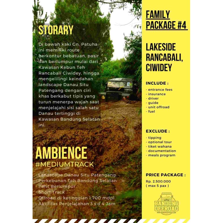 Off Road Lakeside Rancabali - Ciwidey