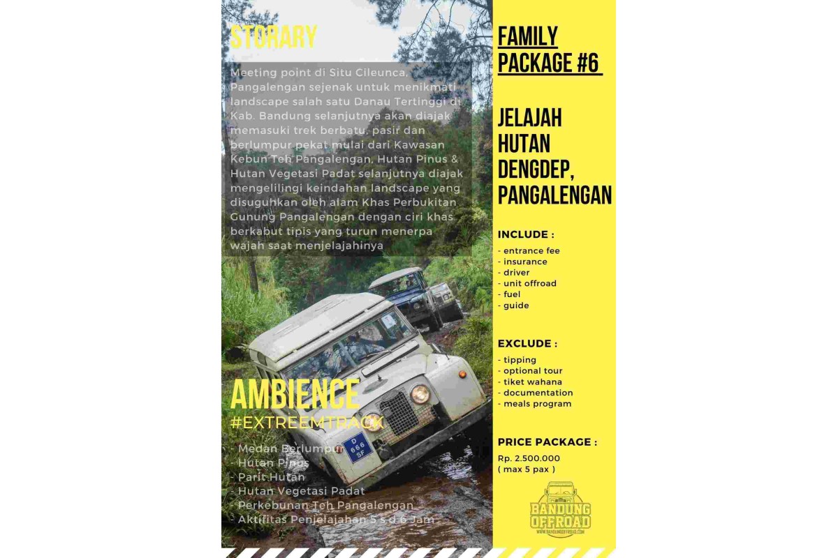 Off Road Jelajah Hutan Dendep - Pangalengan