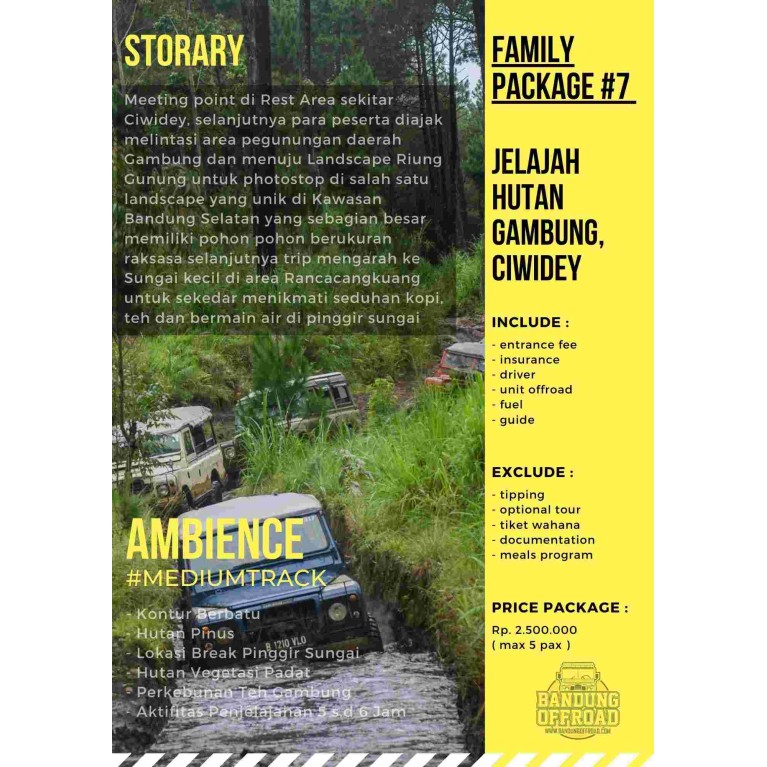 Off Road Jelajah Hutan Gambung Ciwidey 