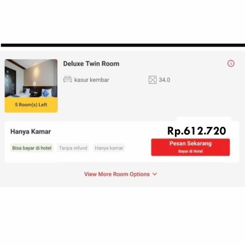 Deluxe Twin Room - Sunerra D'djabu Seminyak