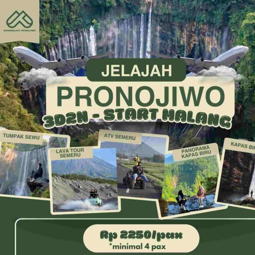 JELAJAH PRONOJIWO 3D2N START SURABAYA