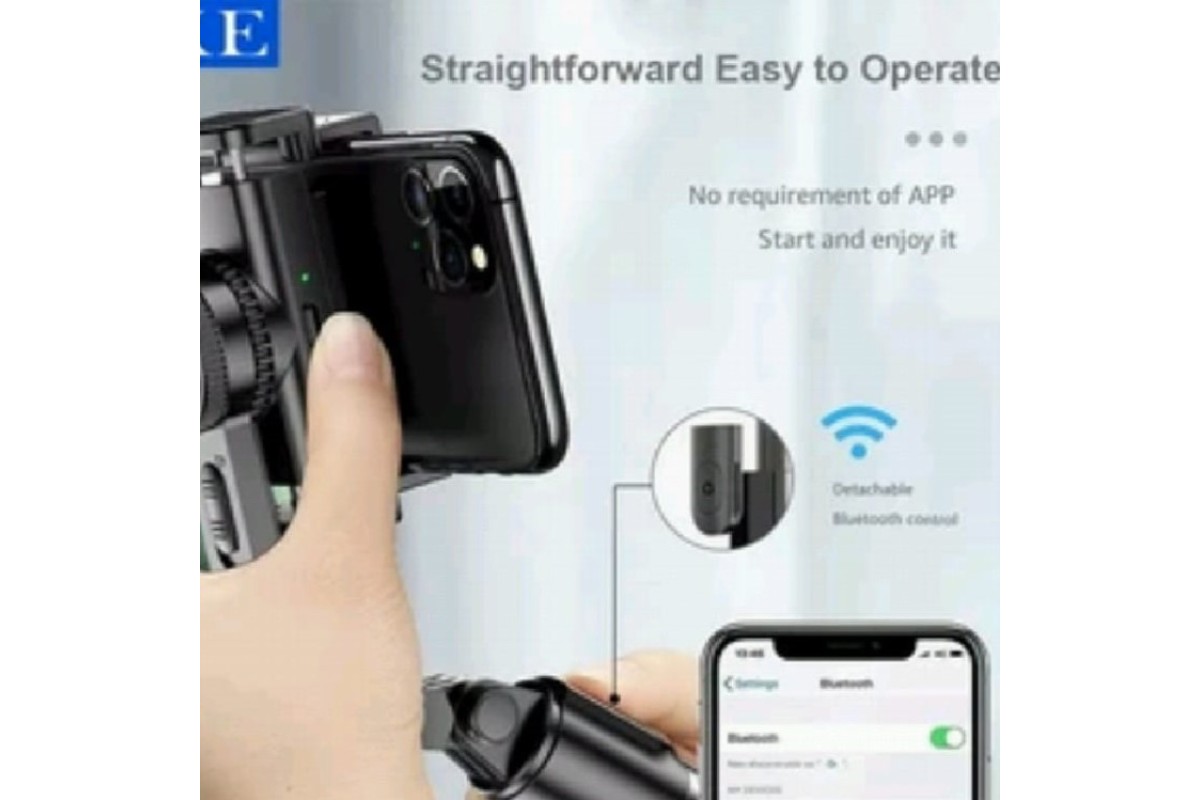 Tripod Gimbal Stabilizer Q08 Selfi Stick