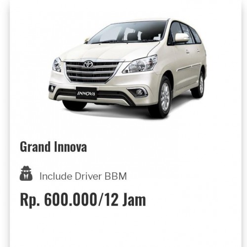 Rental grand Innova  Jogja