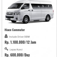 Rental hiace commuter  Jogja