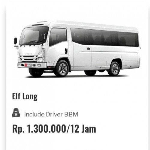 Rental elf Long  Jogja