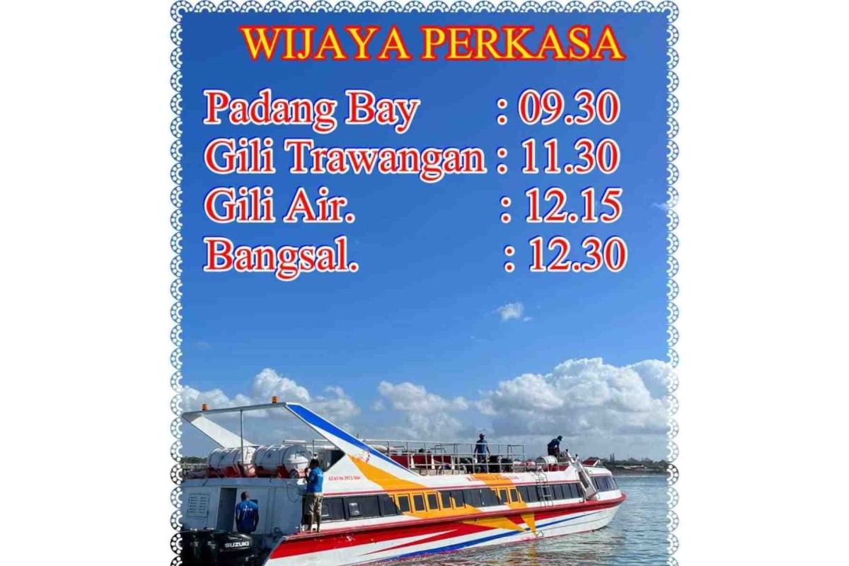 Wijaya Perkasa Fast boat transport Gili - Lombok