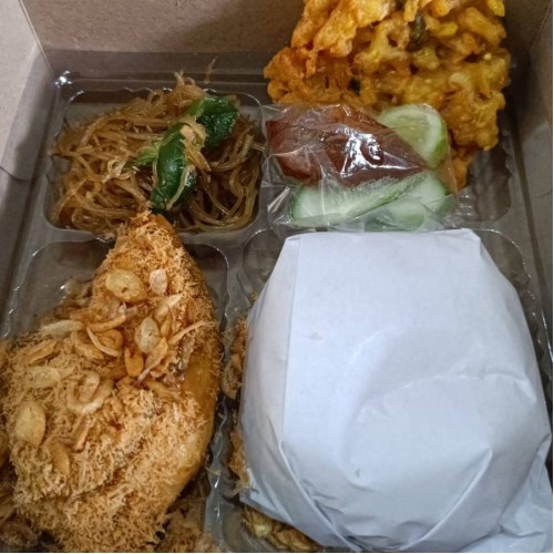 Paket E Nasi Kotak (Nasi Putih) 