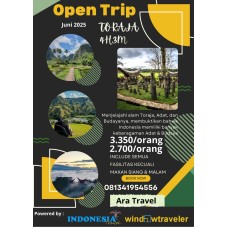 Open Trip Toraja Spesial Lembah Ollon 4D3N