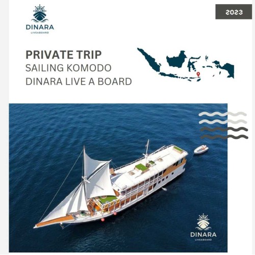 Phinisi Dinara Sailing Komodo(Charter Full day)